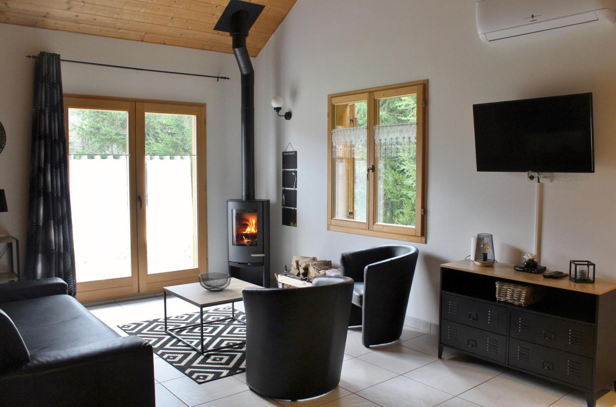 Chalet De Charme Le Contemporain Ney Esterno foto