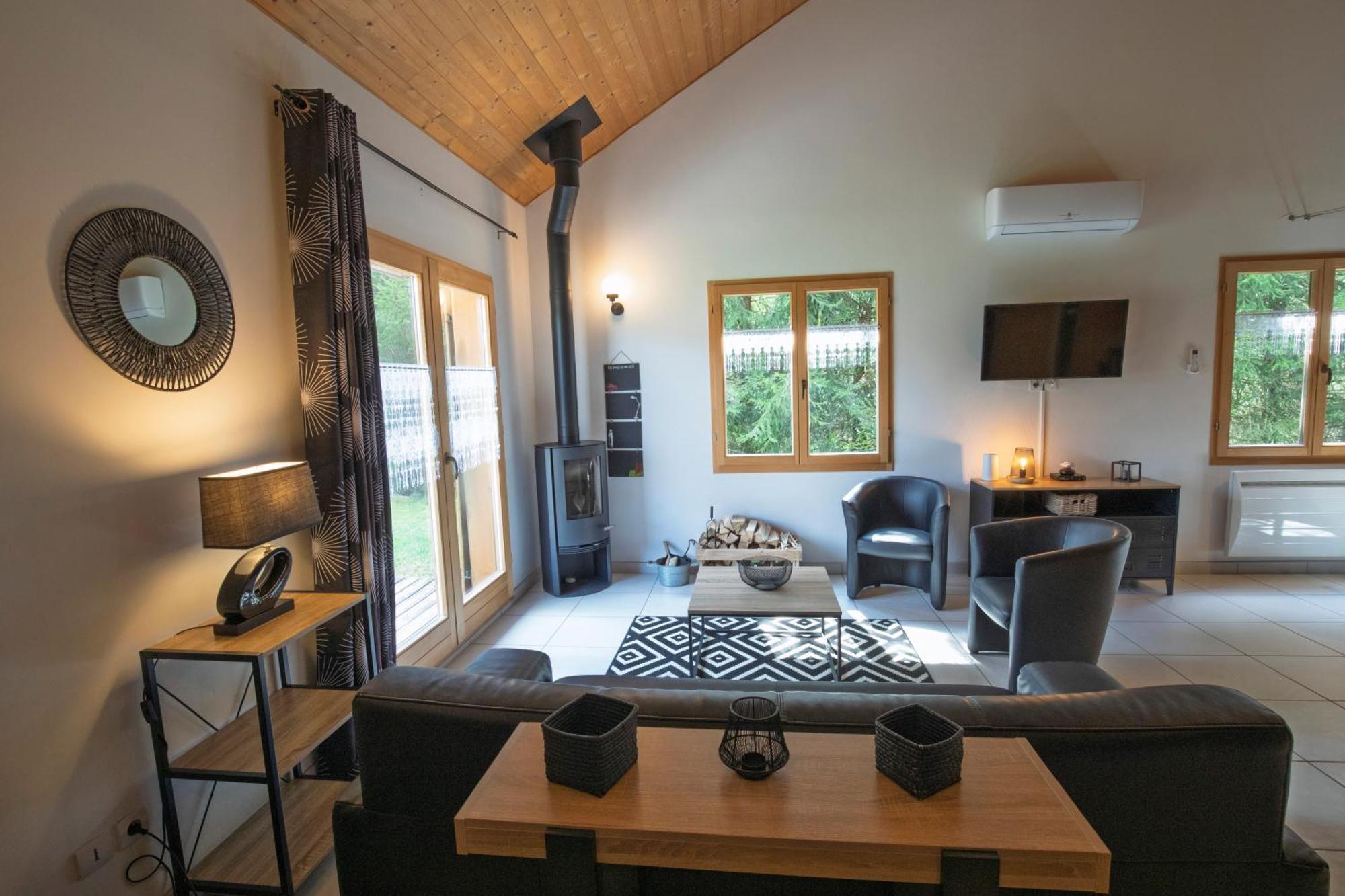 Chalet De Charme Le Contemporain Ney Esterno foto