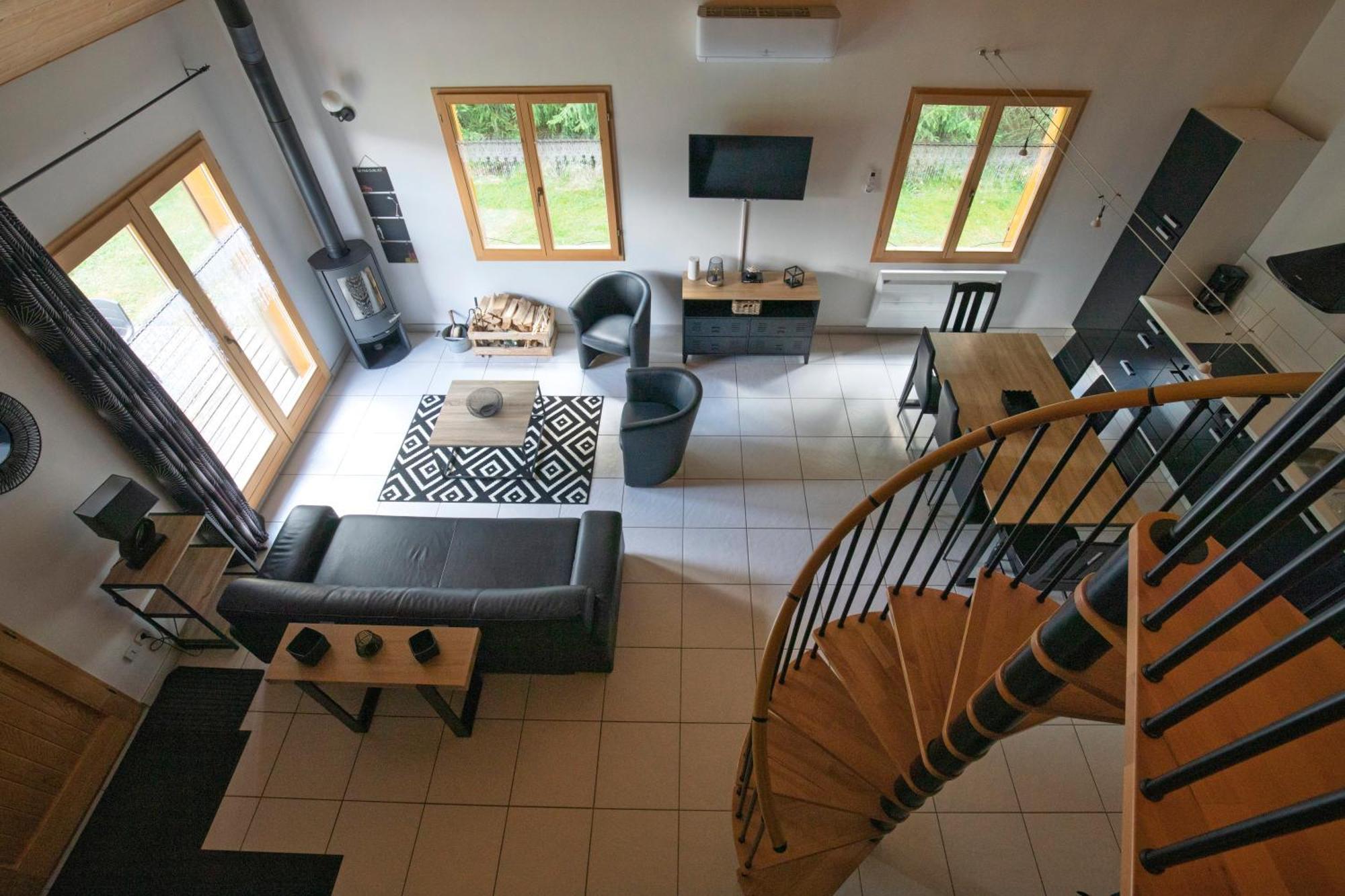 Chalet De Charme Le Contemporain Ney Esterno foto